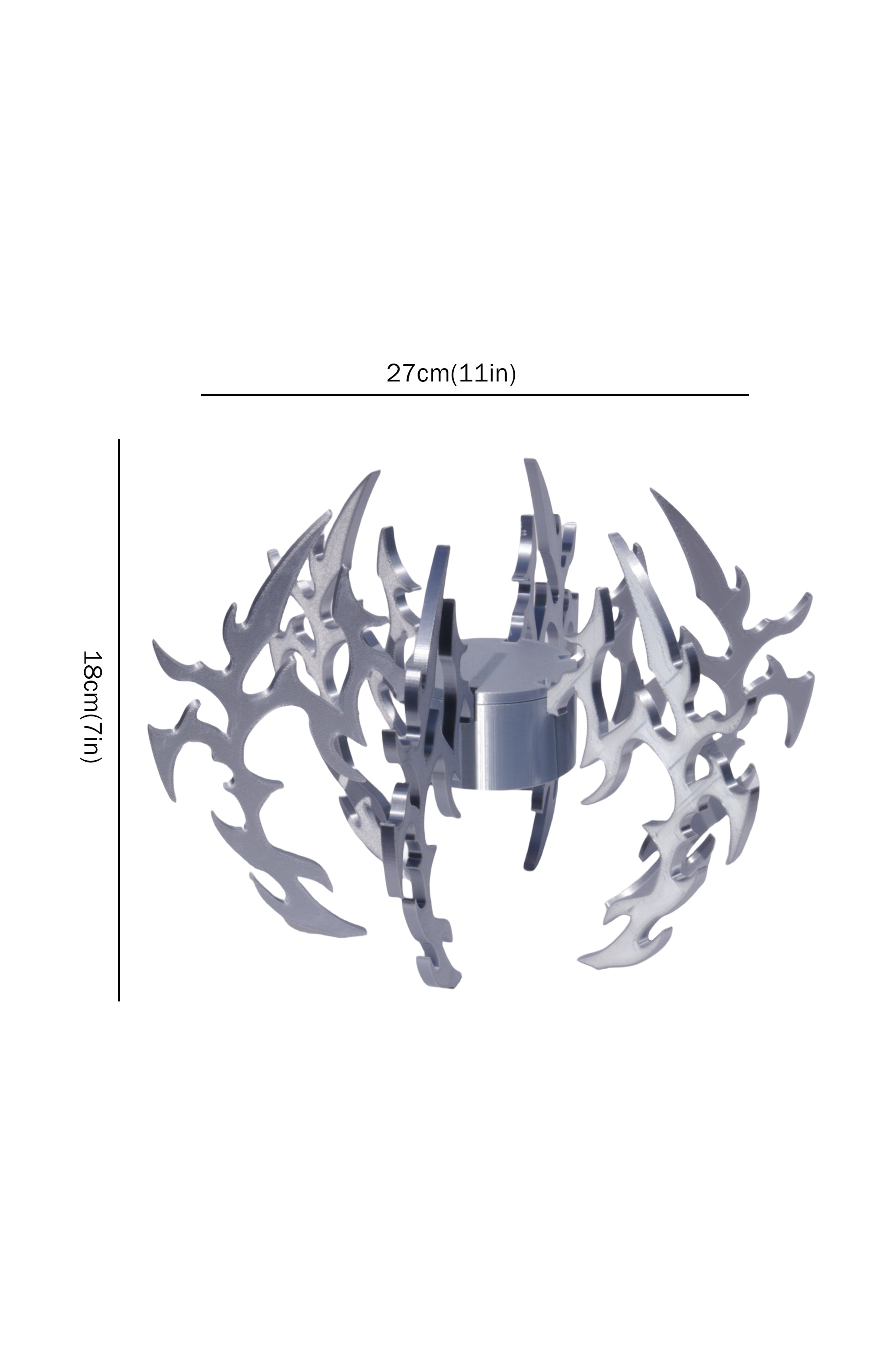 Fervooor Cyber Spider 3D printed 3-in-1 design/candle holder, lamp & jewelry display rack