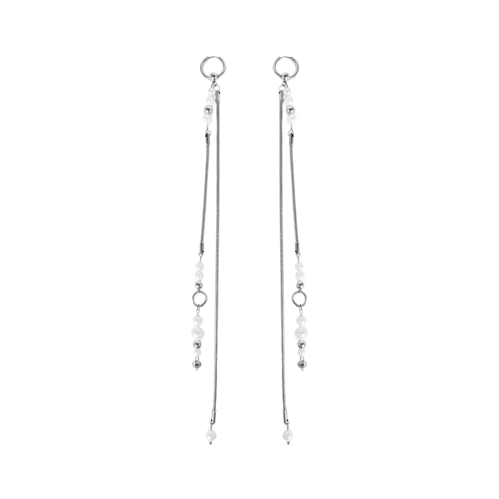 Fervooor Prickly Star long chain earrings