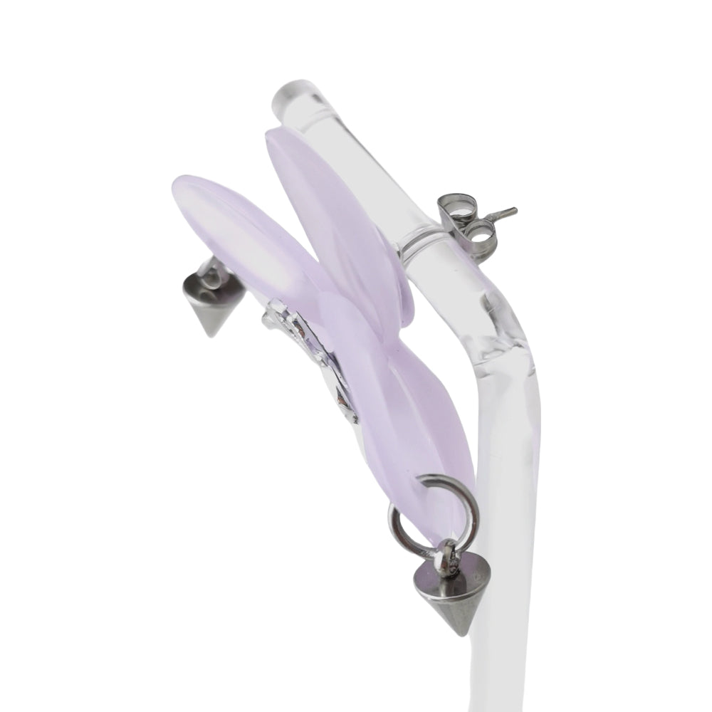 No Restock/ Fervooor Spiked Orchid 3D printing purple earrings