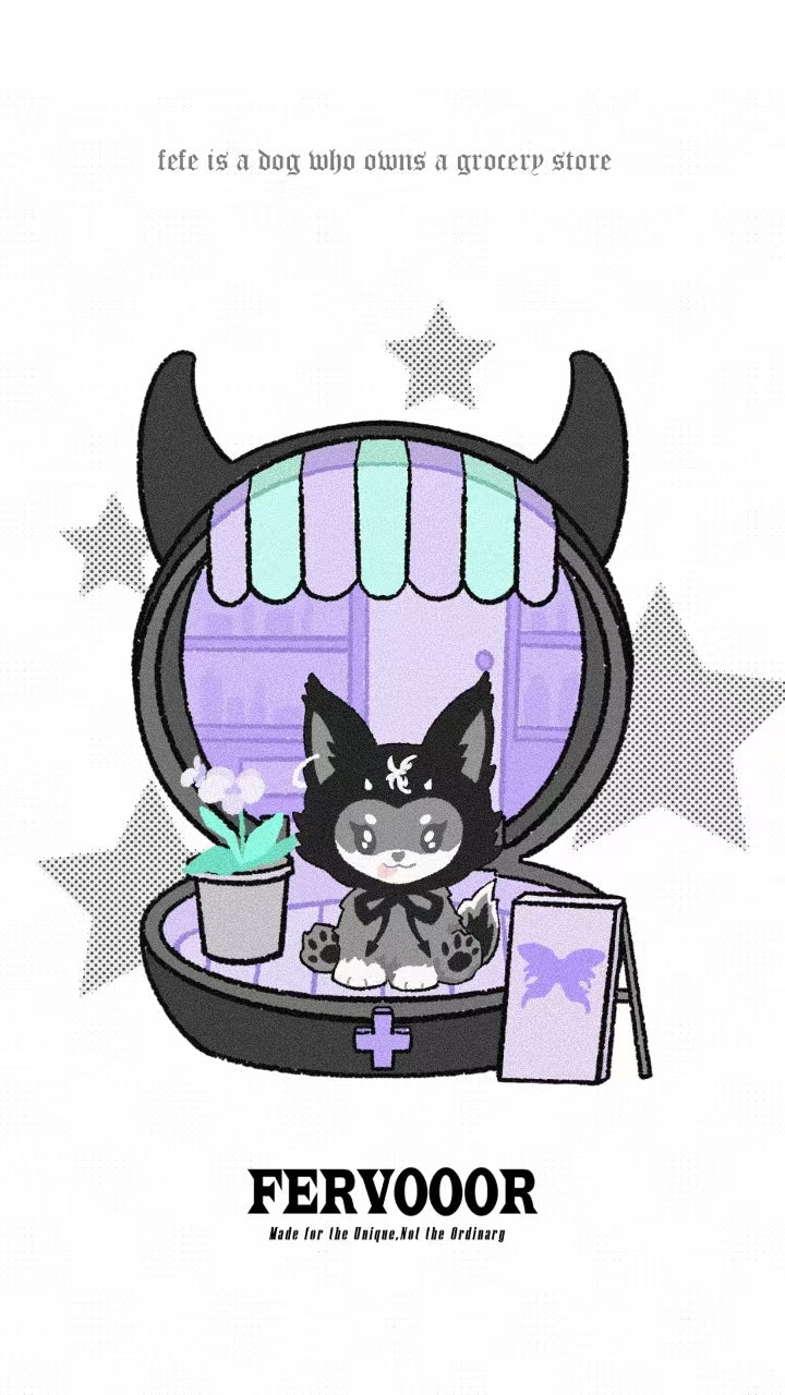 【FREE GIFT】FEFE Dog Doll – Jewelry Display & Keychain