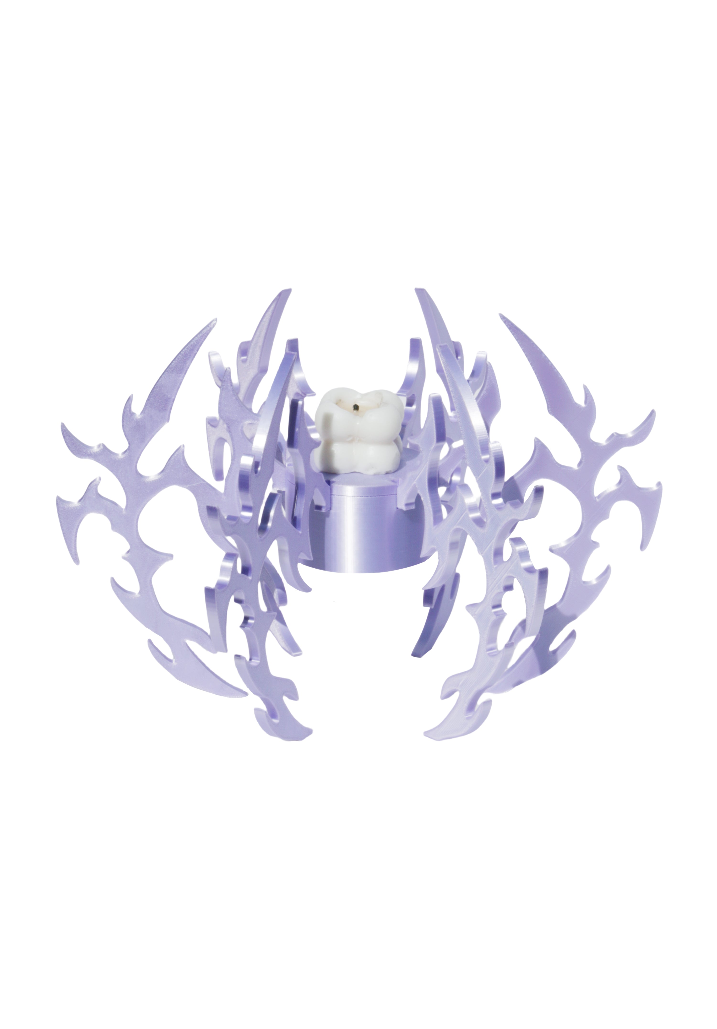 Fervooor Cyber Spider 3D printed 3-in-1 design/candle holder, lamp & jewelry display rack