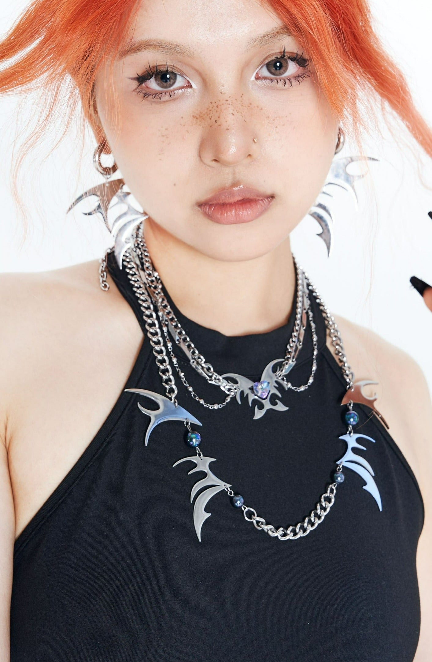 Fervooor FEV Butterfly Long chain necklace