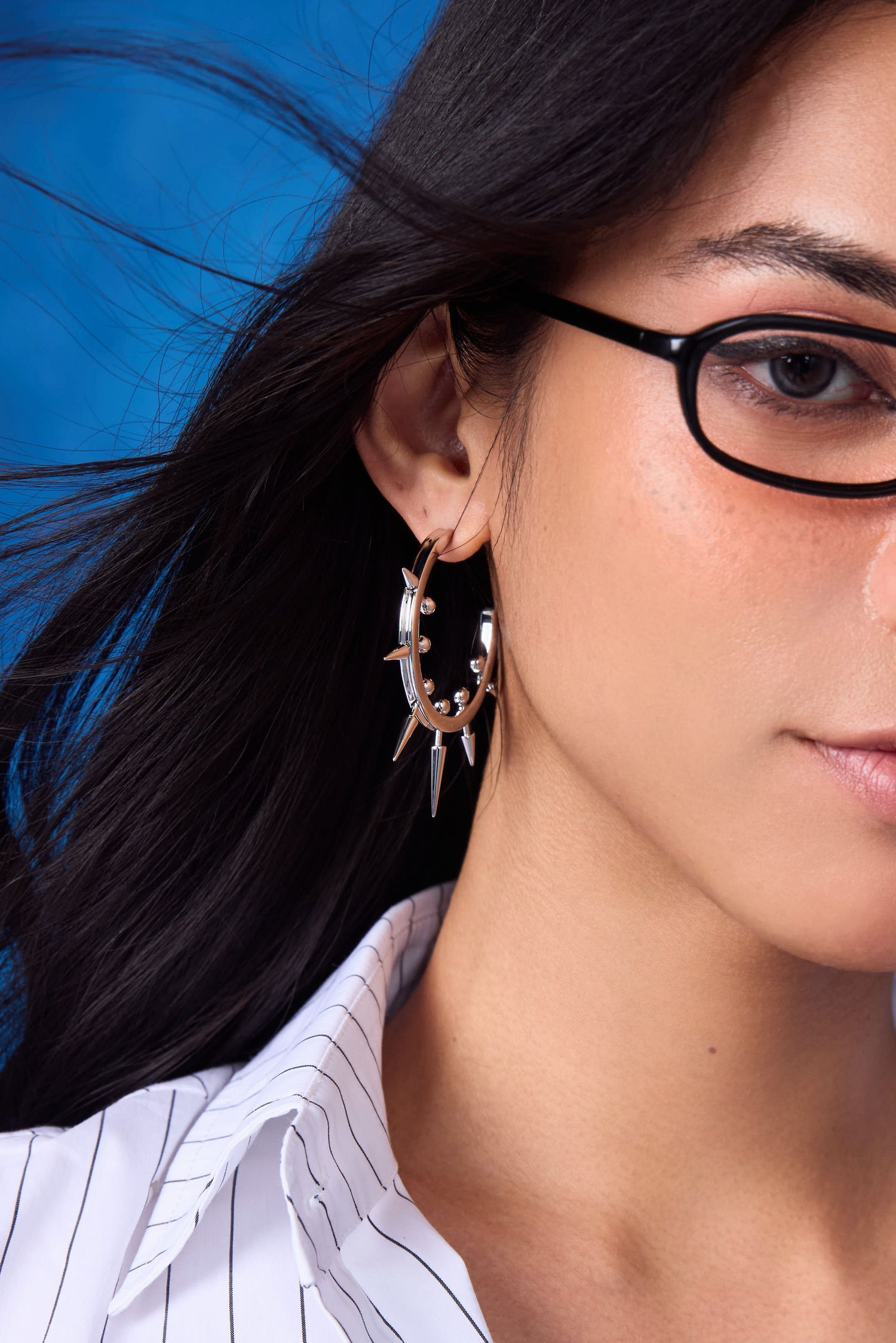 Fervooor Riot Spike Hoop Earrings Big/Small