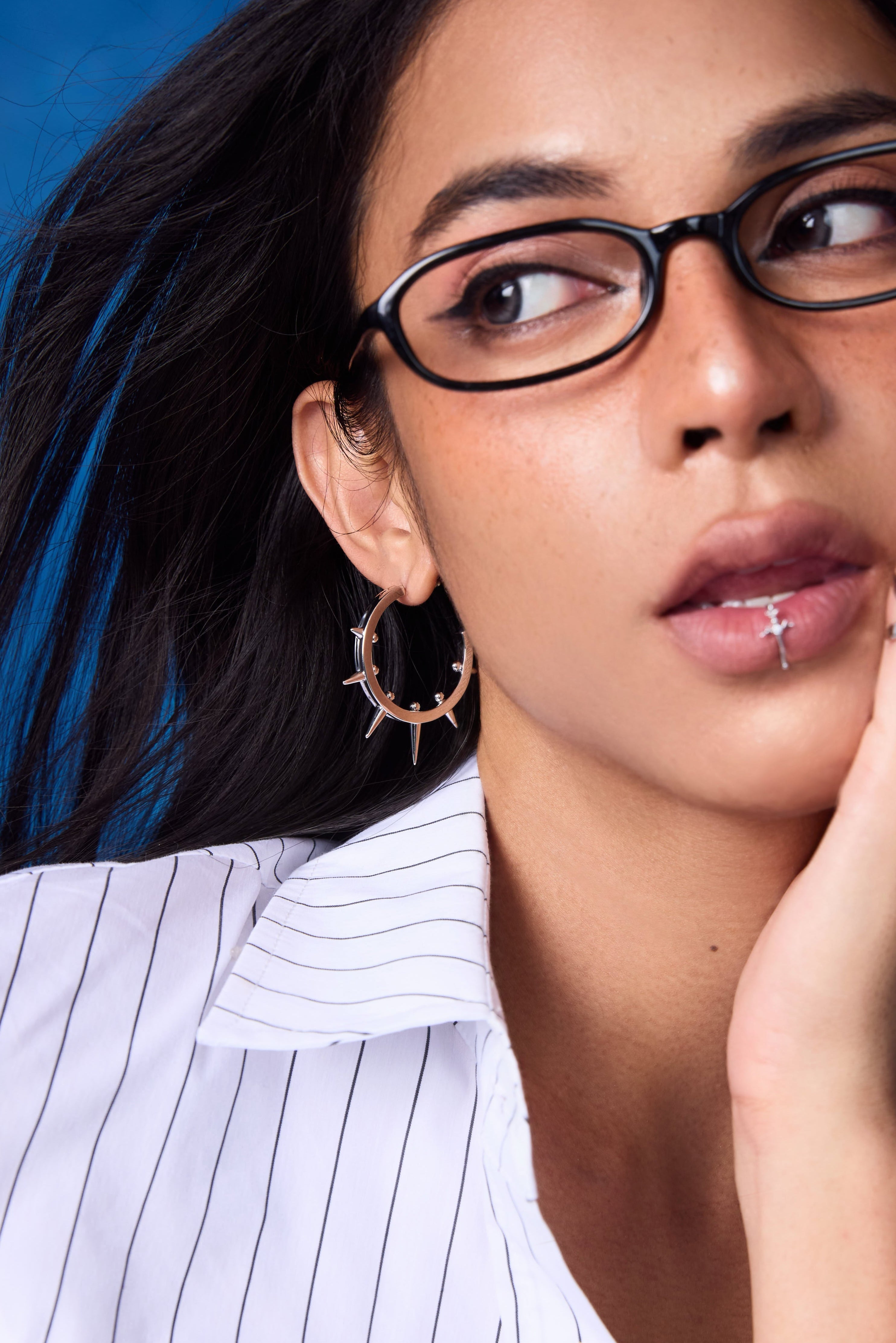 Fervooor Riot Spike Hoop Earrings Big/Small
