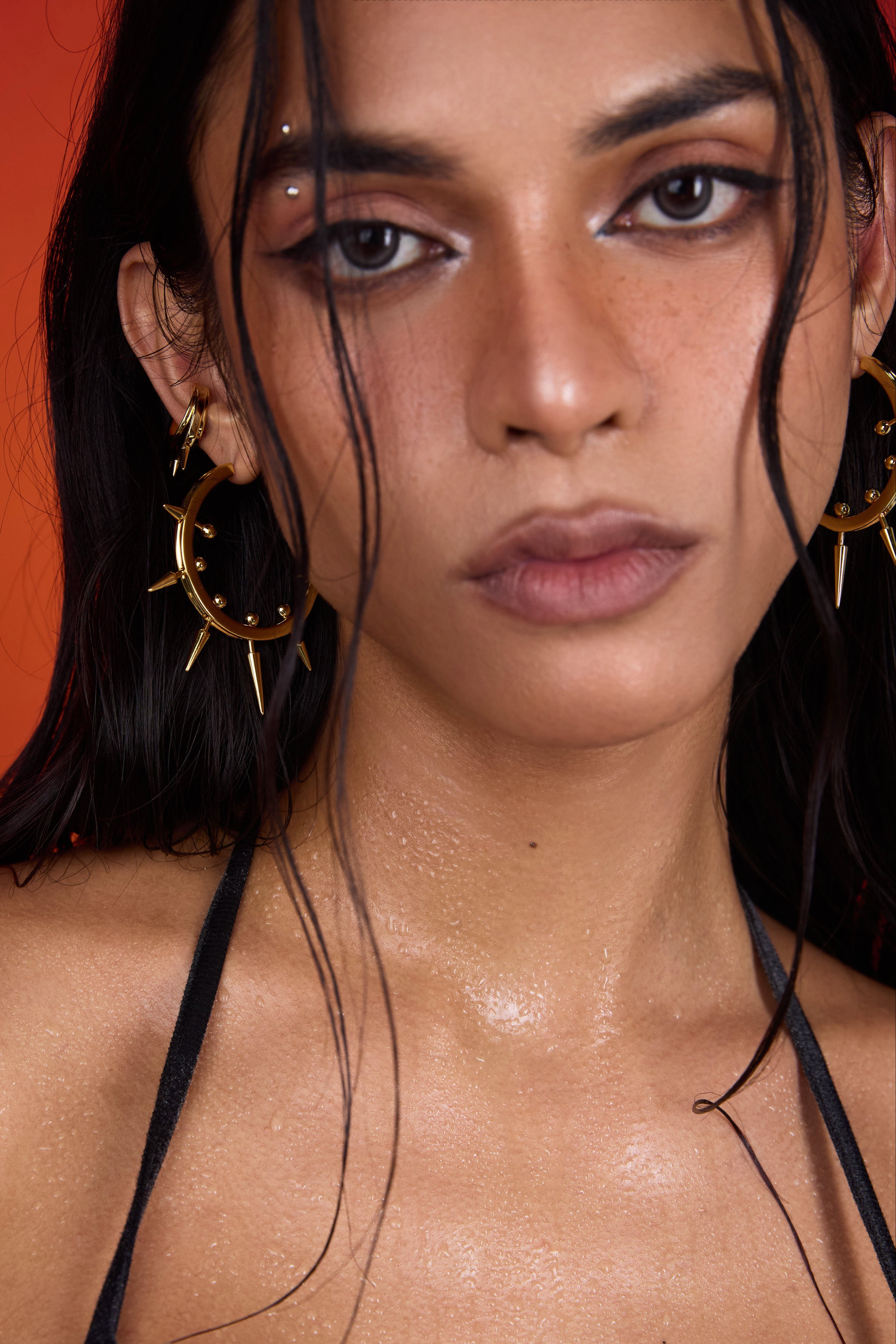 Fervooor Riot Spike Hoop Earrings Big/Small