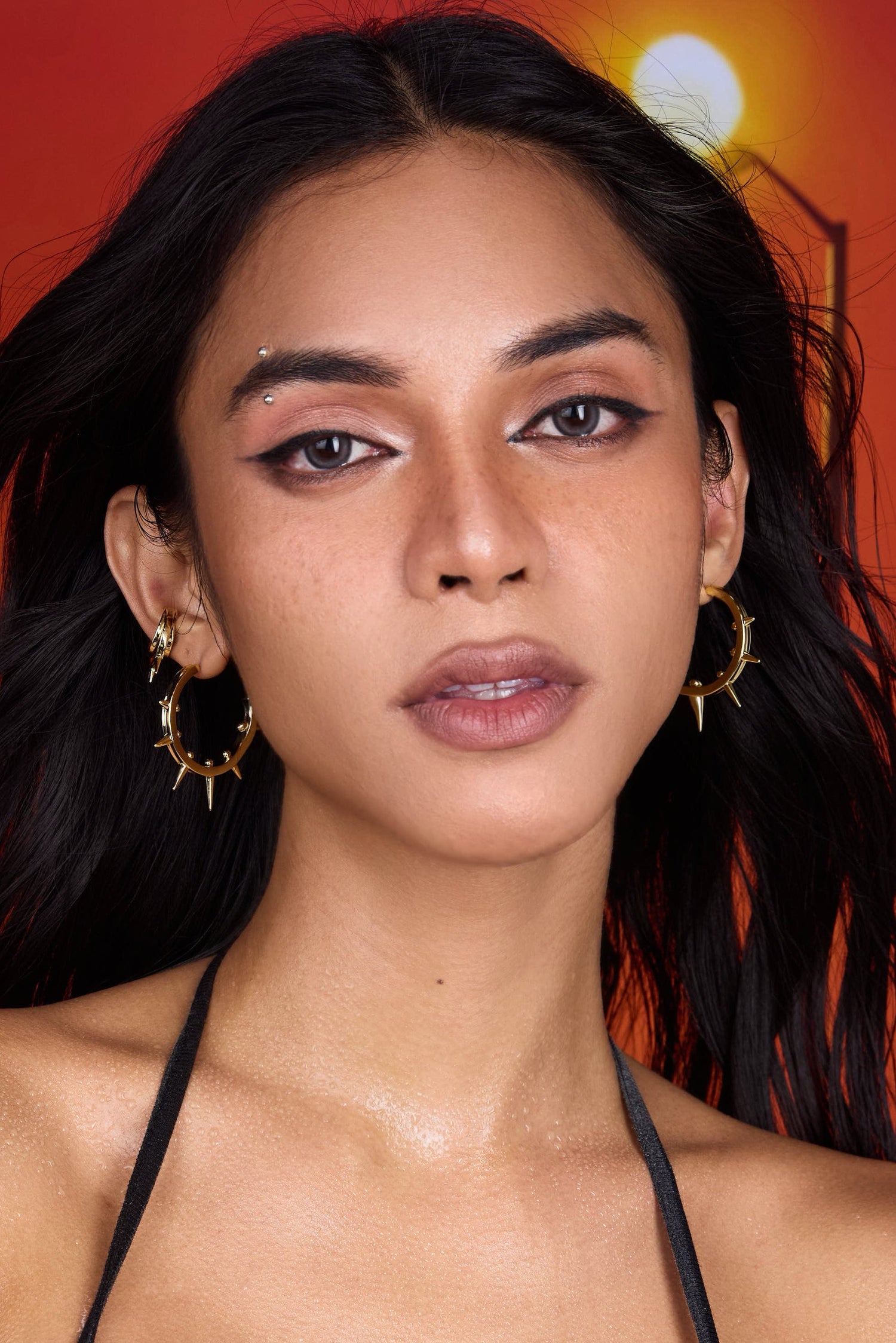 Fervooor Riot Spike Hoop Earrings Big/Small