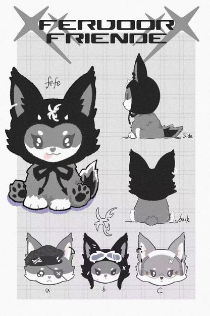 【FREE GIFT】FEFE Dog Doll – Jewelry Display &amp; Keychain