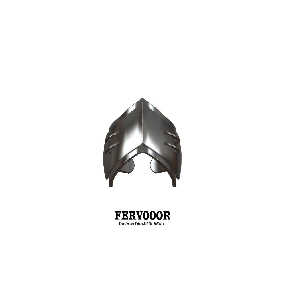 Fervooor Battle Angel Aged Bronze Armor Shield Ring