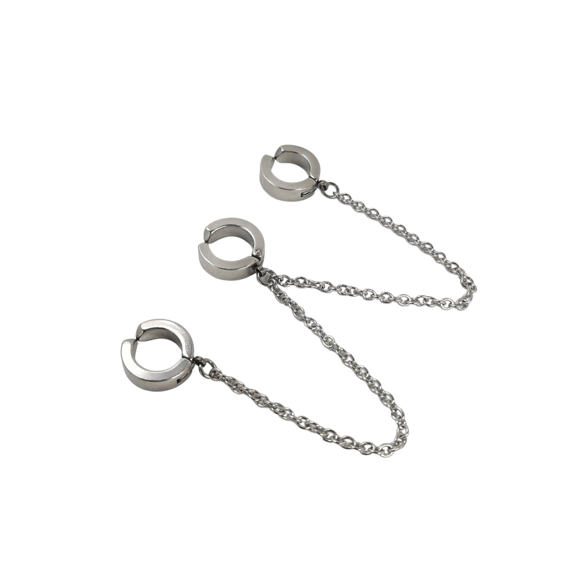 Fervooor Waterproof chains and chains earrings clip - Fervooor