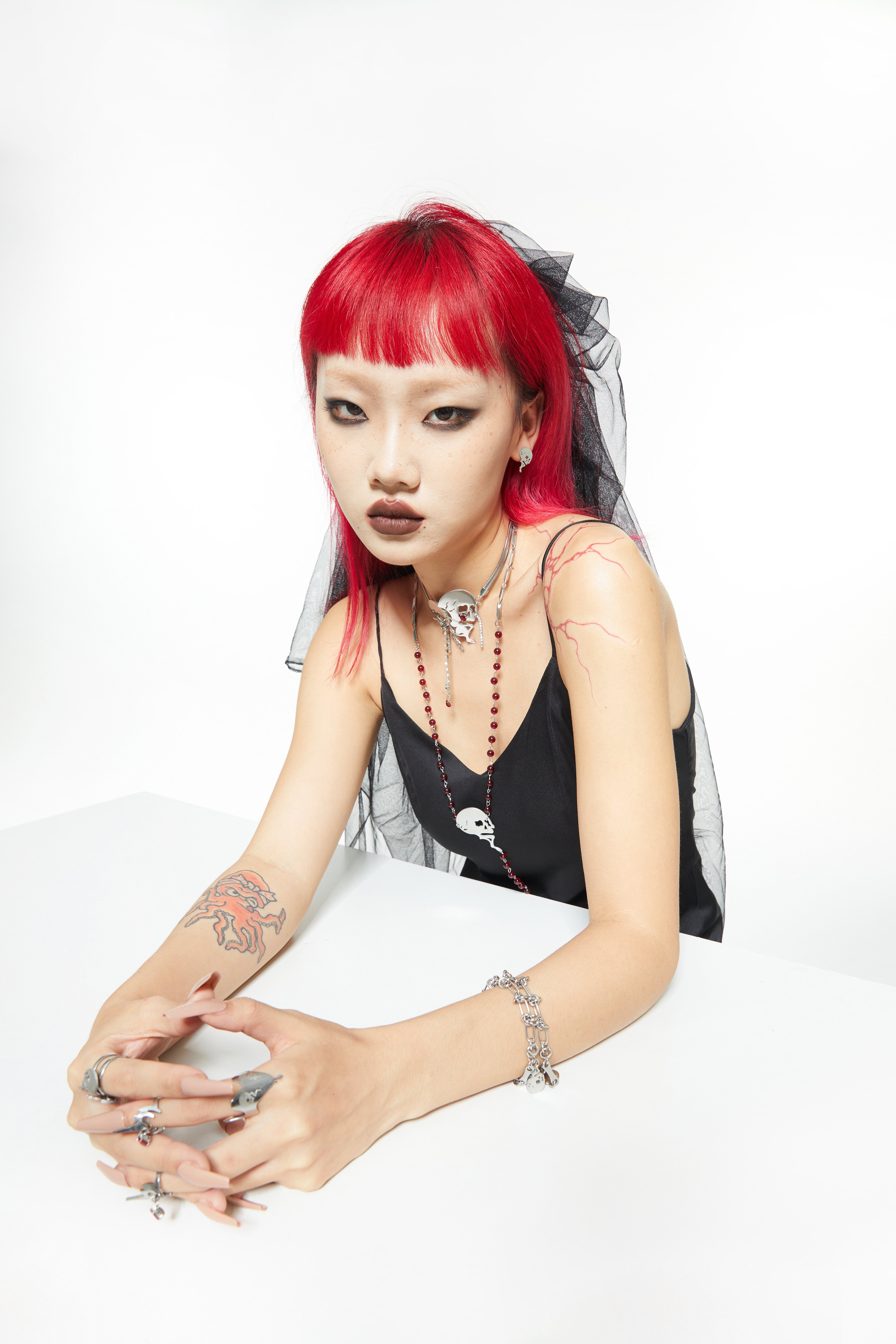 Fervooor Weeping Blood Skull bracelet - Fervooor